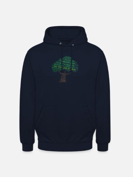 Vogtland Orte grün - Unisex Hoodie - Navy