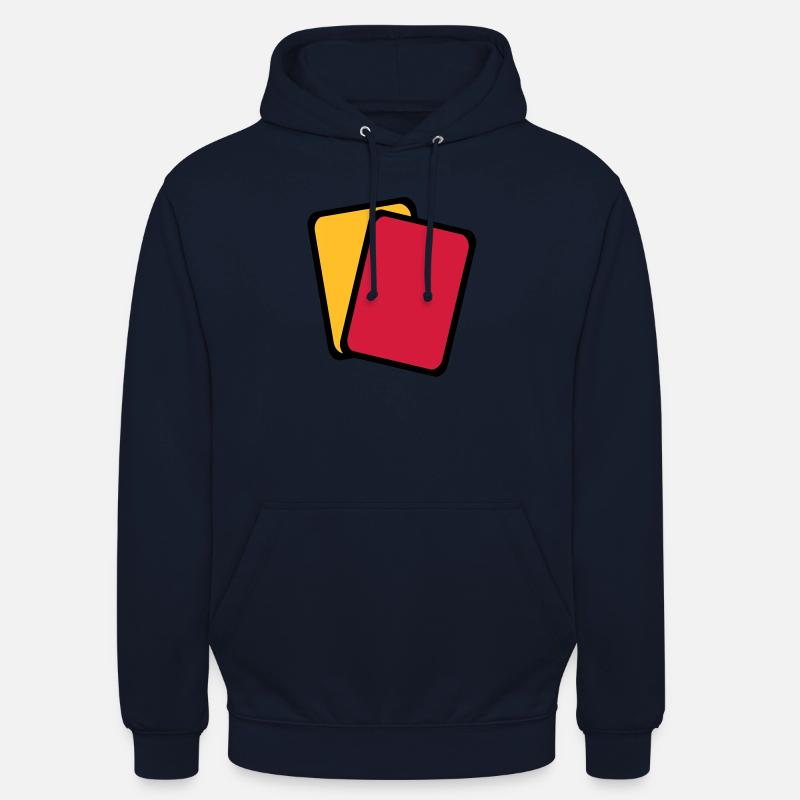 Carton rouge jaune - Sweat-shirt à capuche unisexe - marine