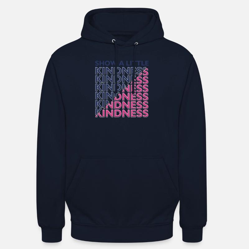 Freundlichkeit Statement Vorbild Geschenk - Unisex Hoodie - Navy