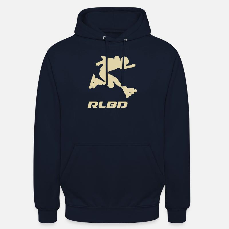 skater jump Rollerblader hell - Unisex Hoodie - Navy