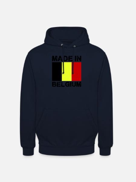 Made in Belgium - Unisex Hoodie - Navy