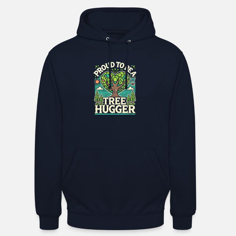 Stolz, ein Baumumarmer zu sein - Unisex Hoodie - Navy