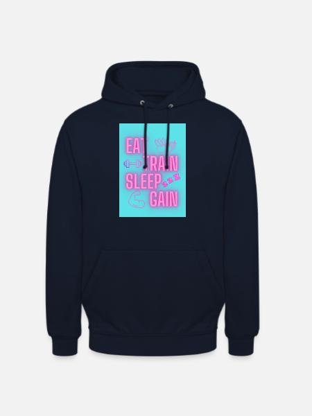 EAT - Unisex Hoodie - Navy