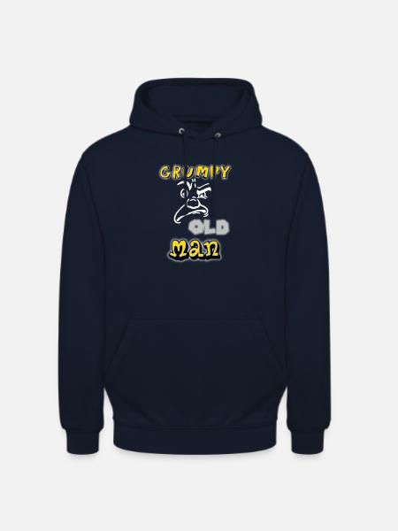 grumpy old man - Sweat-shirt à capuche unisexe - marine
