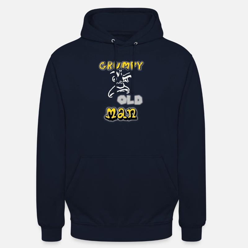 grumpy old man - Unisex Hoodie - navy