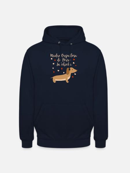 Lustige Stolze Dackel Mama Geschenk - Unisex Hoodie - Navy