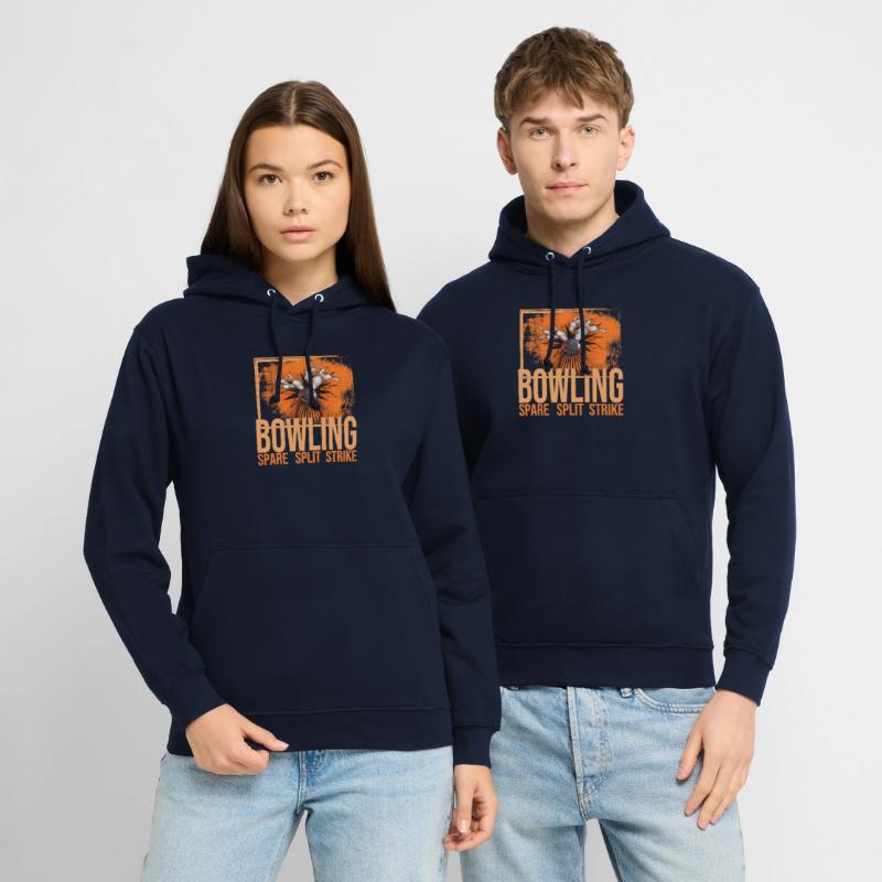 Bowling - Spare - Split - Strike Unisex Hoodie
