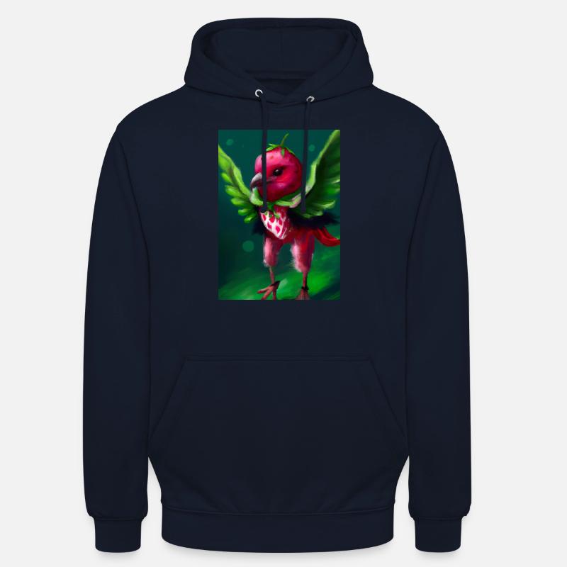 Erdbeervogel - Unisex Hoodie - Navy