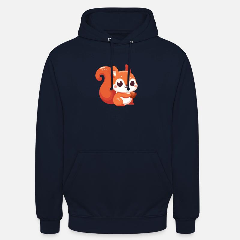 Chibi Eichhörnchen Kawaii - Unisex Hoodie - Navy