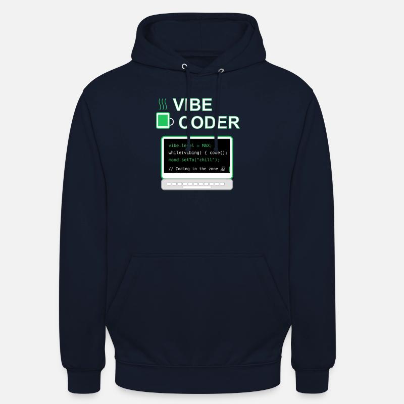 Vibe Coder - Unisex Hoodie - navy