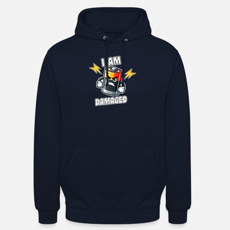 Profondeur émotionnelle, conscience de soi, acceptation - Sweat-shirt à capuche unisexe - marine