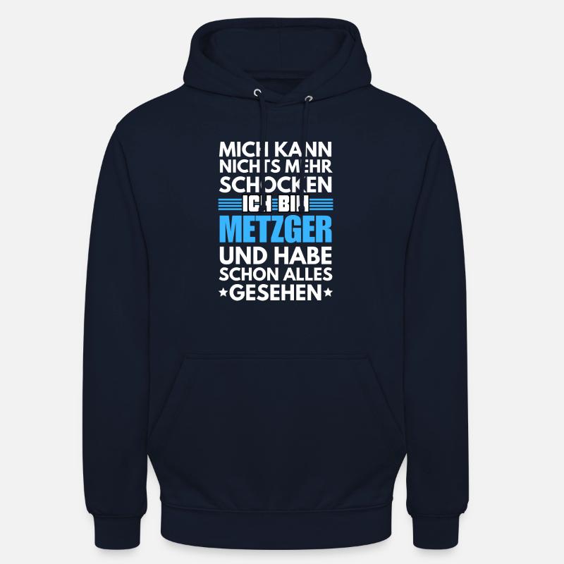 Boucher non choquable - Sweat-shirt à capuche unisexe - marine