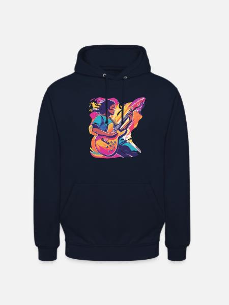Vibrant Passion - Unisex Hoodie - Navy