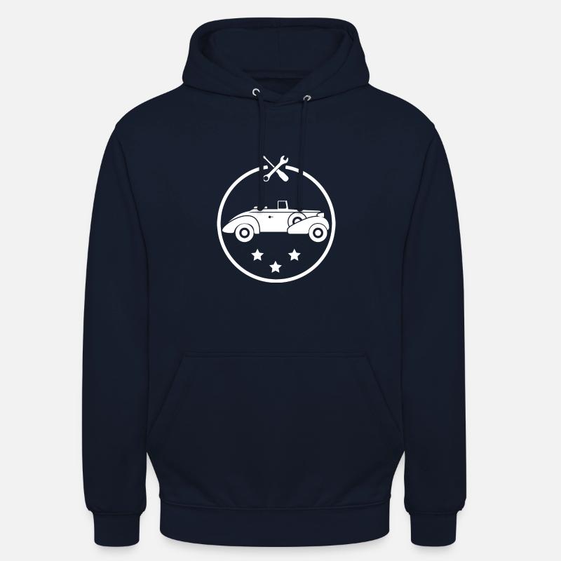 Oldtimer - Auto Nostalgisch Vehicles - Sweat-shirt à capuche unisexe - marine
