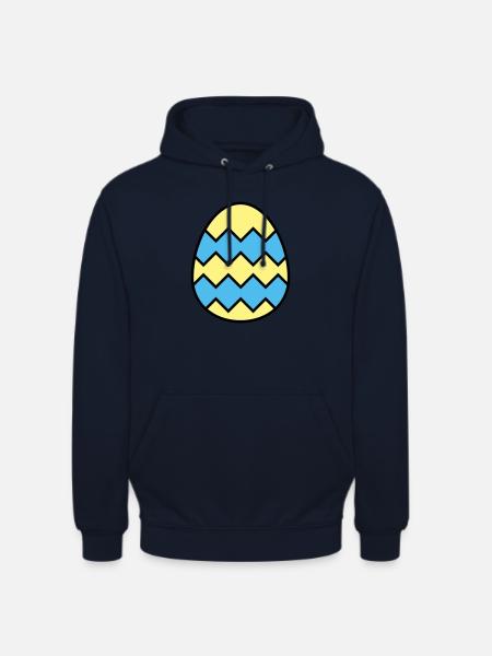 Easter egg jagged - Unisex Hoodie - navy
