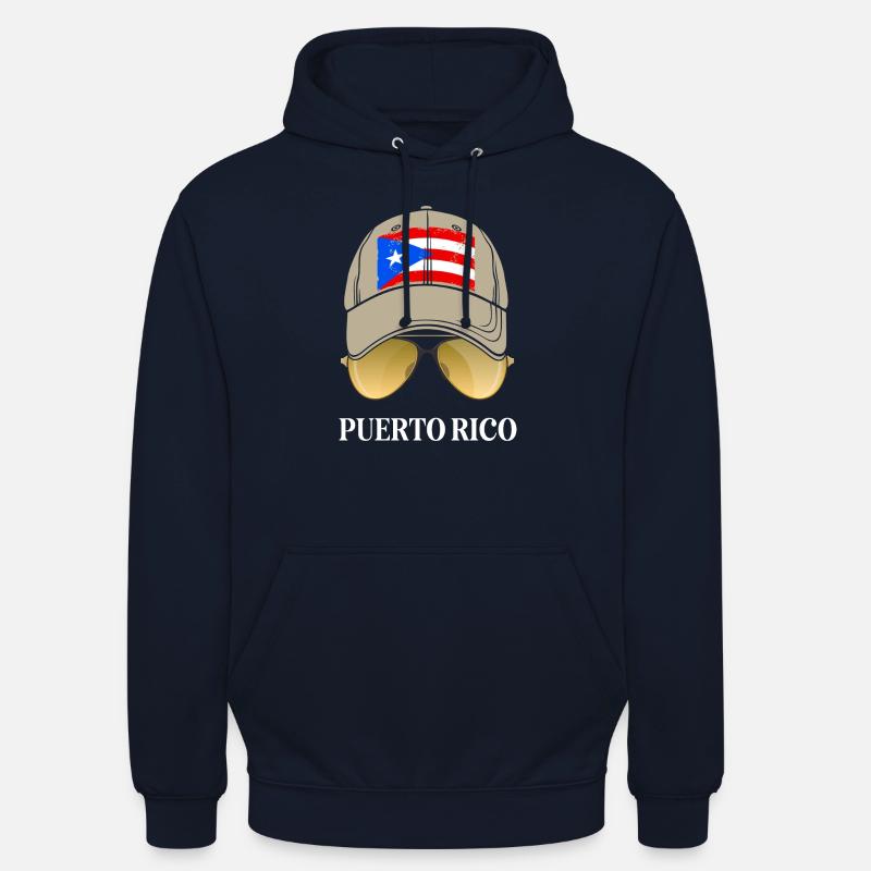 Puerto Rico - Sudadera con capucha unisex - azul marino