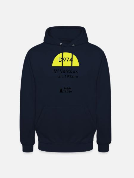 Mont Ventoux - Unisex Hoodie - Navy