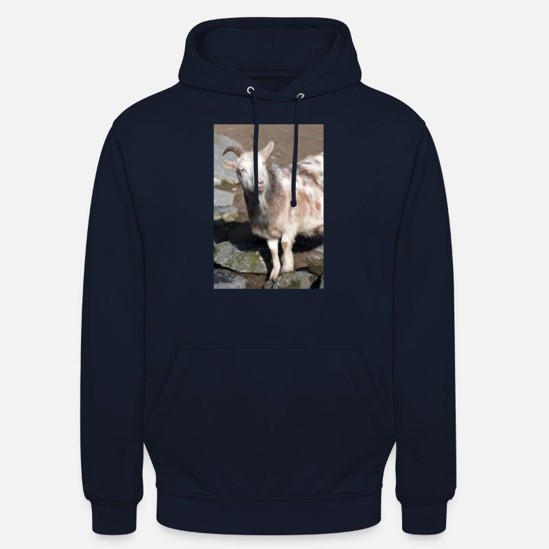 Zwergziege oder Zwergziege - Unisex Hoodie - Navy