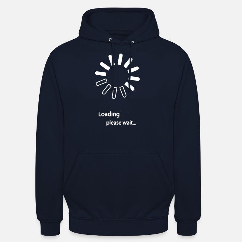 Loading Please wait - Sweat-shirt à capuche unisexe - marine
