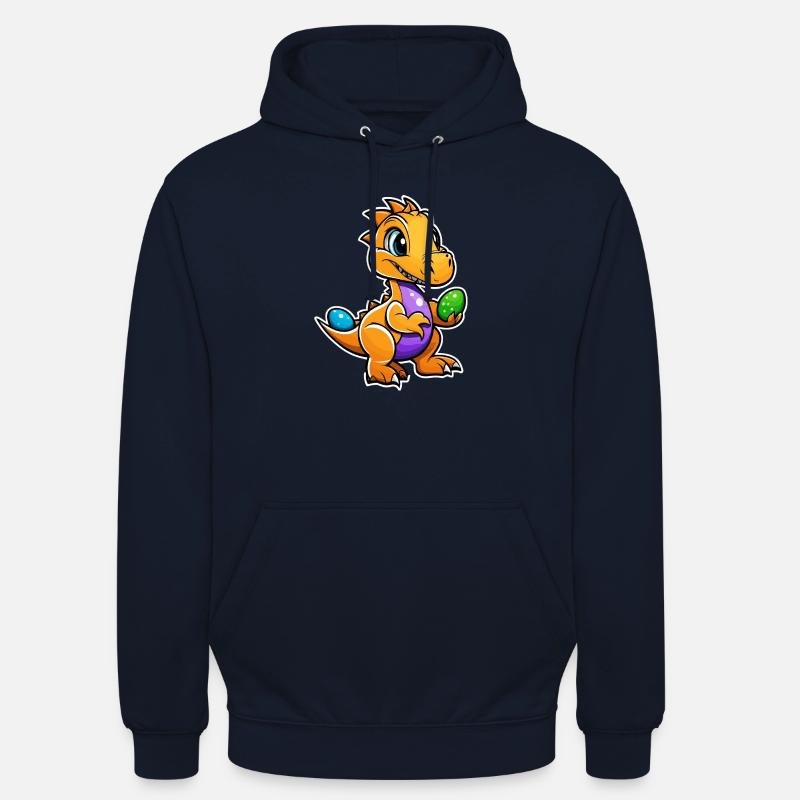 Dinosaur Easter Eggs Easter - Unisex Hoodie - navy