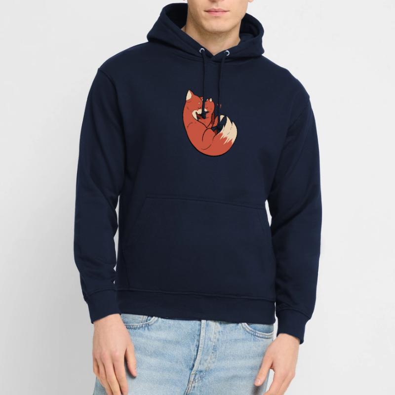 Fox Cuddle Freund oder Freundin Geschenk Unisex Hoodie