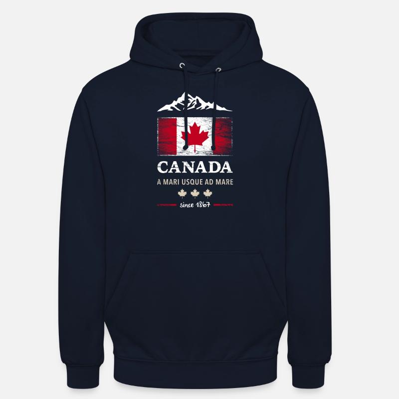Canada Ottawa Maple Leaf Maple Leaf Canada America - Unisex Hoodie - navy