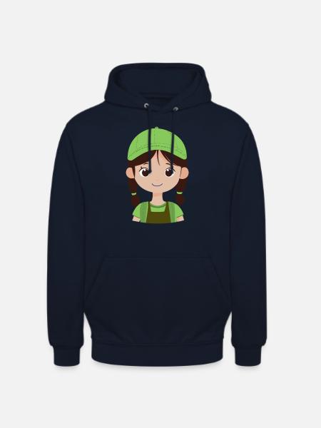 Schülerin Mädel Mädchen - Unisex Hoodie - Navy