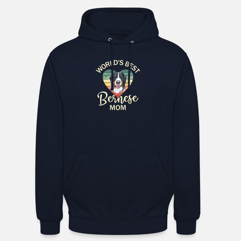 Bouvier bernois - Sweat-shirt à capuche unisexe - marine