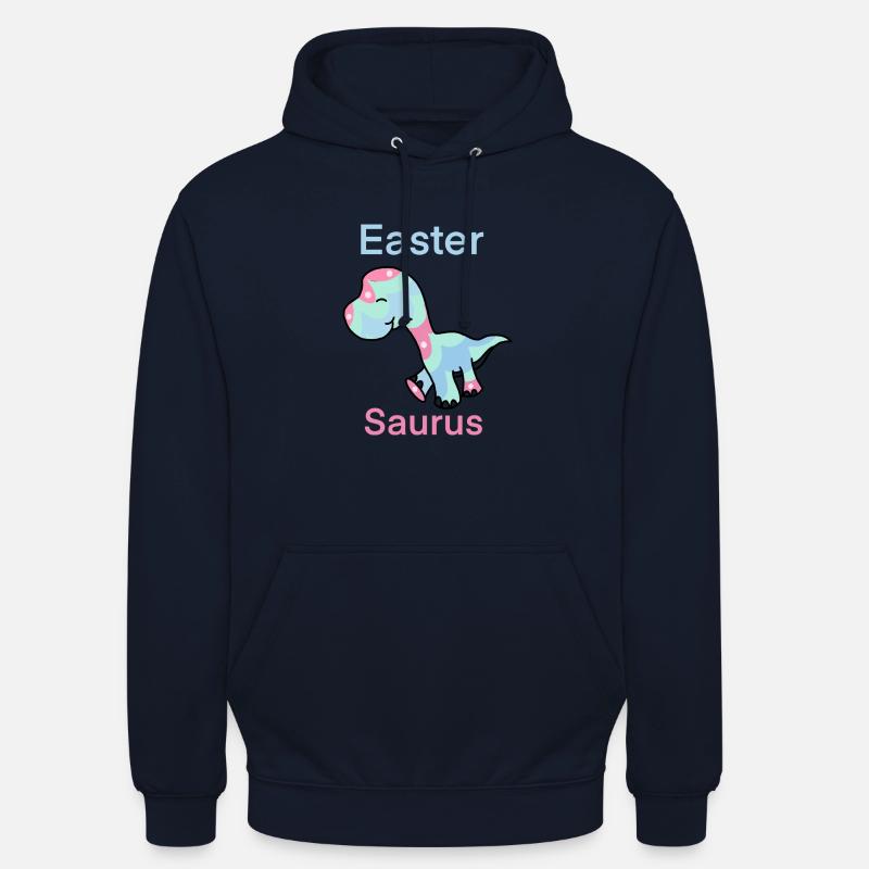 Easter Saurus Easter Dinosaur eggs Easter eggs - Unisex Hoodie - navy