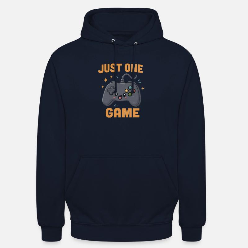 Just One Game – Cute Kawaii Controller - Sweat-shirt à capuche unisexe - marine