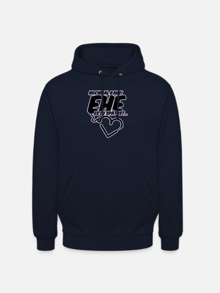 bachelor party wedding shower wedding - Unisex Hoodie - navy