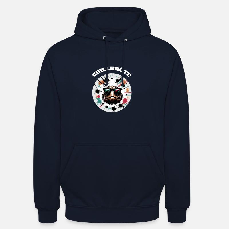 Chill Toad Turtle - Unisex Hoodie - navy