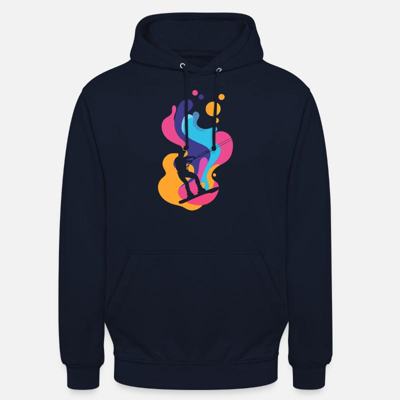 Wakeboarder Wakeboard - Sweat-shirt à capuche unisexe - marine