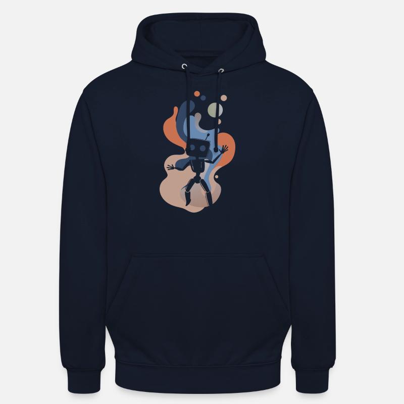 Technologie de la robotique - Sweat-shirt à capuche unisexe - marine