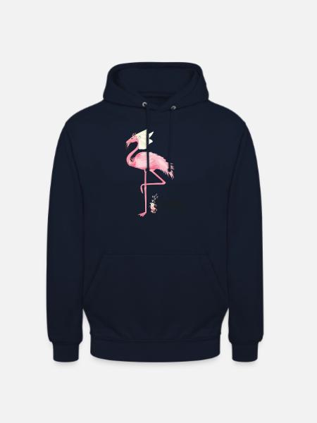 Flamingo Braut - Unisex Hoodie - Navy