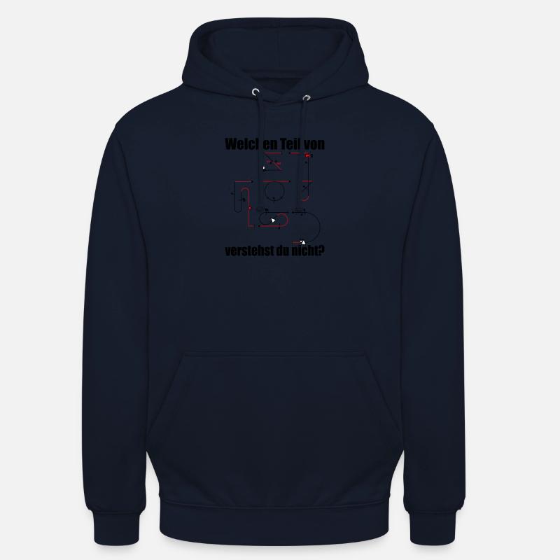 Aresti Symbole Kunstflug Programm Modellpilot - Unisex Hoodie - Navy