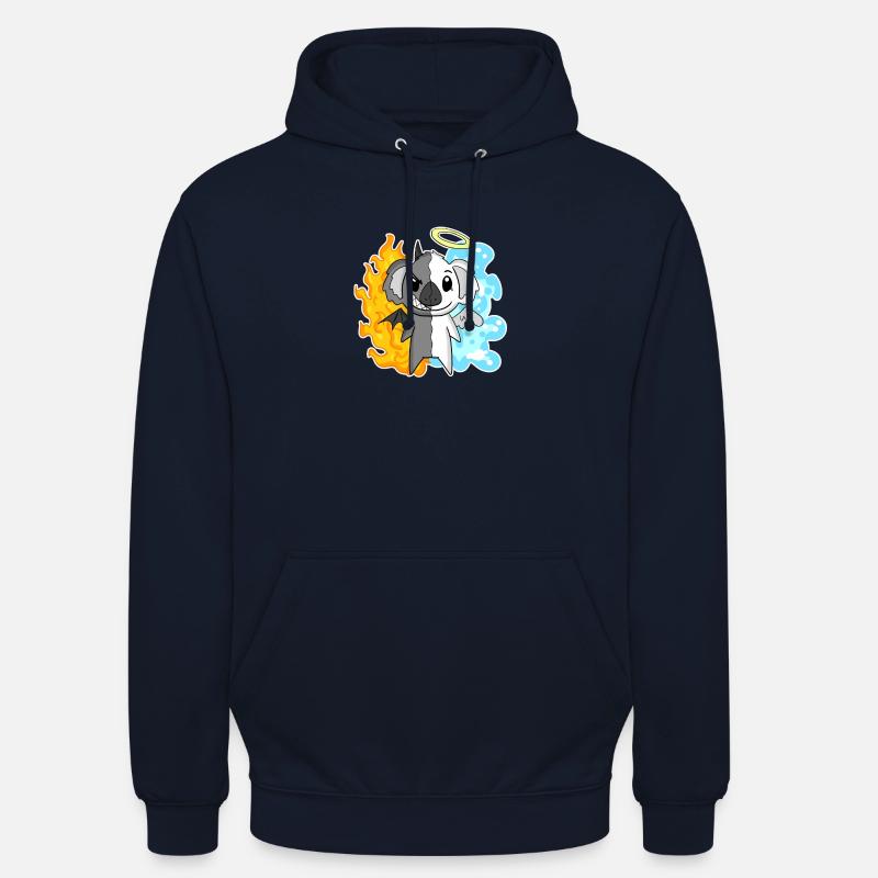 Koala - Anges et Diables - Sweat-shirt à capuche unisexe - marine