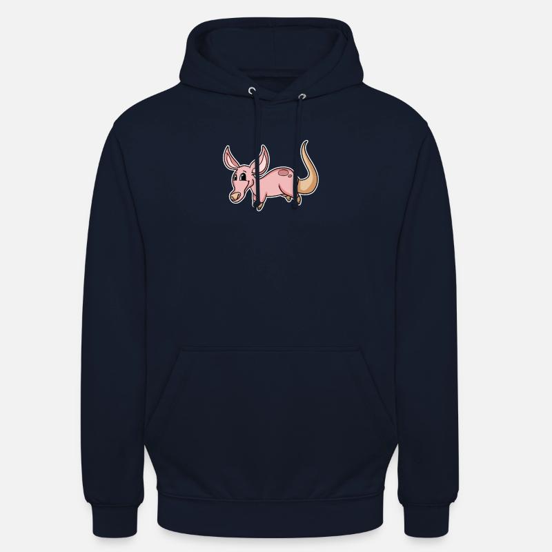 Oryctérope - Sweat-shirt à capuche unisexe - marine