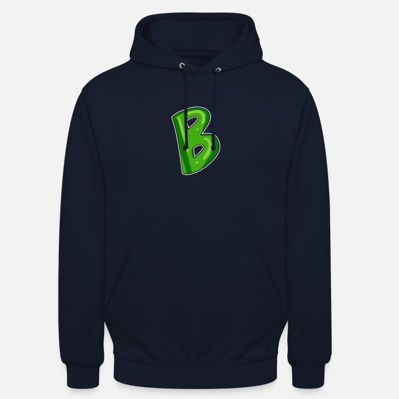 point B - initial point B - Unisex Hoodie - navy