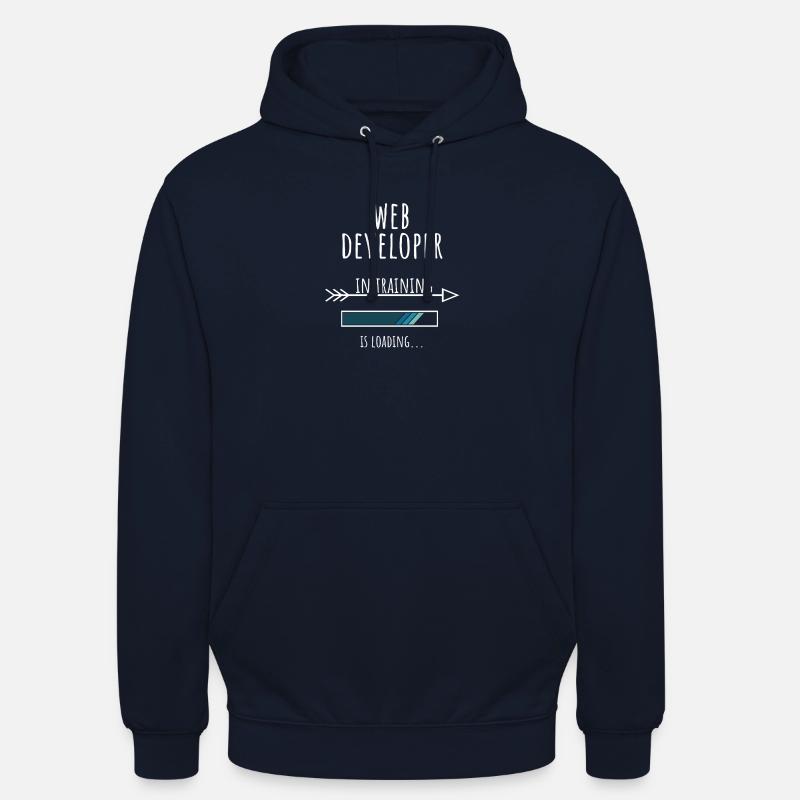 Web Developer in Ausbildung Beruf Geschenk - Unisex Hoodie - Navy