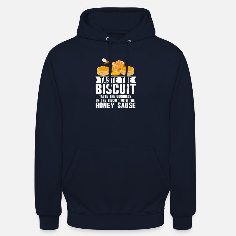 Probieren Sie den Biscuit-Honig-Tröpfel - Unisex Hoodie - Navy