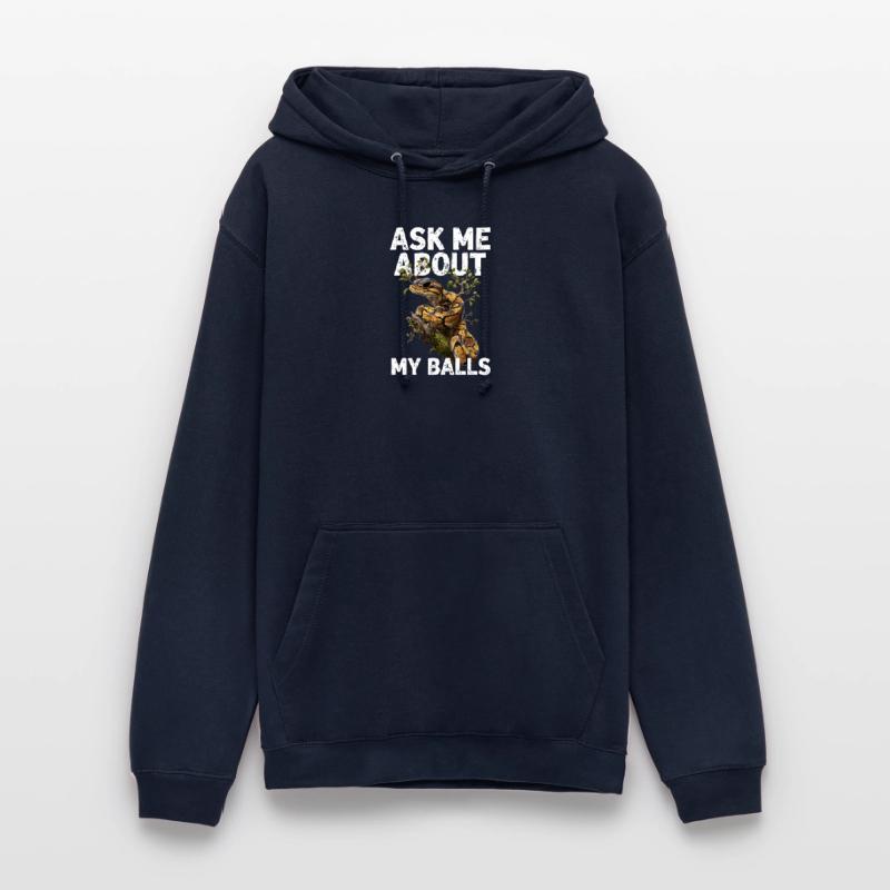 Königspython Schlangen Liebhaber Terrarium Python Unisex Hoodie