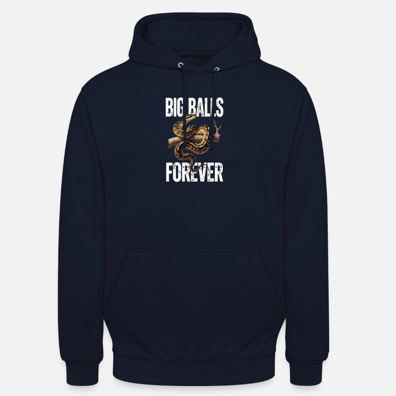 Königspython Schlangen Liebhaber Terrarium Python - Unisex Hoodie - Navy