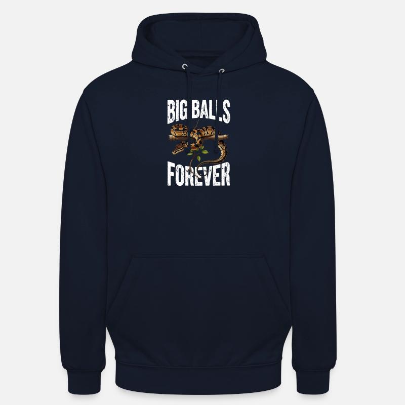 Königspython Schlangen Liebhaber Terrarium Python - Unisex Hoodie - Navy