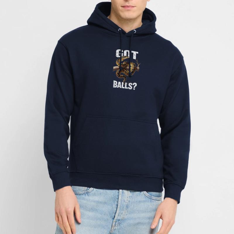 Königspython Schlangen Liebhaber Terrarium Python Unisex Hoodie