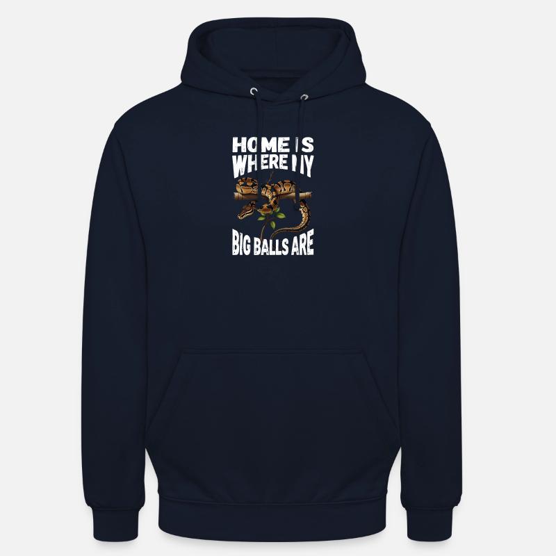 Königspython Schlangen Liebhaber Terrarium Python Unisex Hoodie
