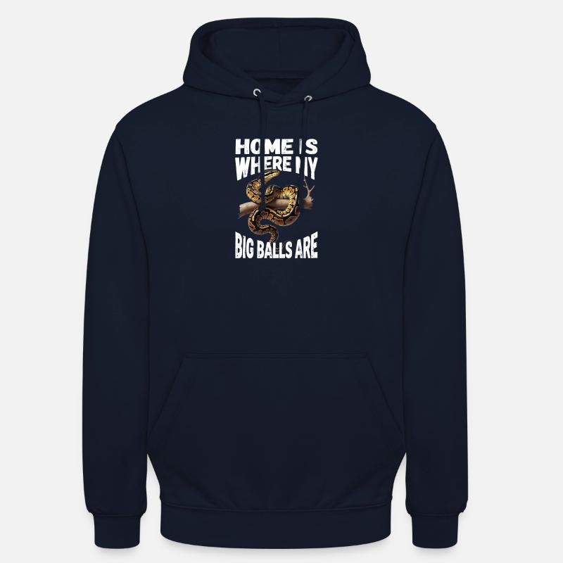 Königspython Schlangen Liebhaber Terrarium Python Unisex Hoodie