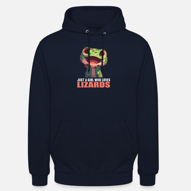 Eidechsen Eidechse - Unisex Hoodie - Navy
