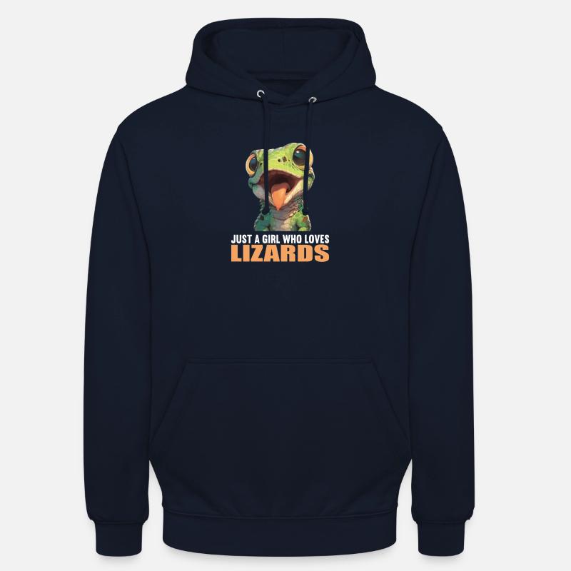 Eidechsen Eidechse - Unisex Hoodie - Navy