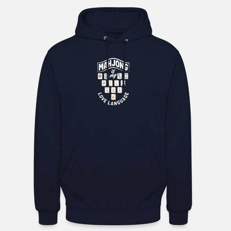 C’est l’heure du Mahjong - Sweat-shirt à capuche unisexe - marine